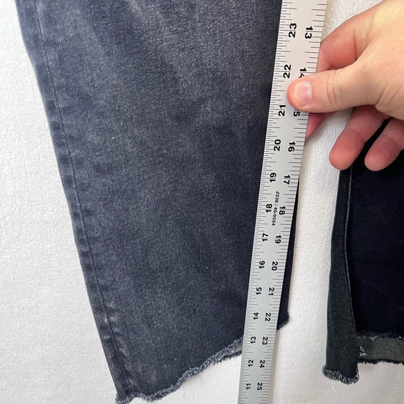 J. Crew Demi Boot Crop Jeans Womens 32P plus size Black Denim Stretch 2234 - Picture 7 of 10